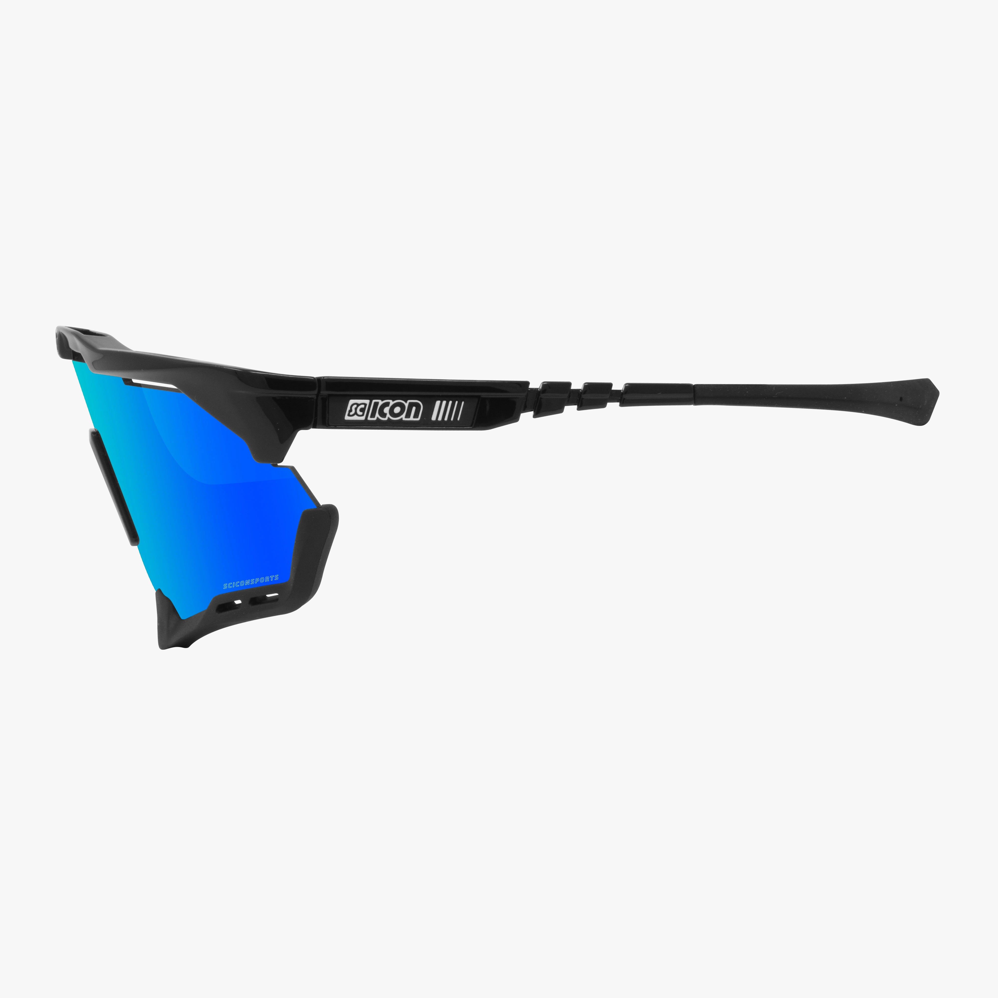 AEROSHADE XL SCNPP Multimirror Blue Black Gloss