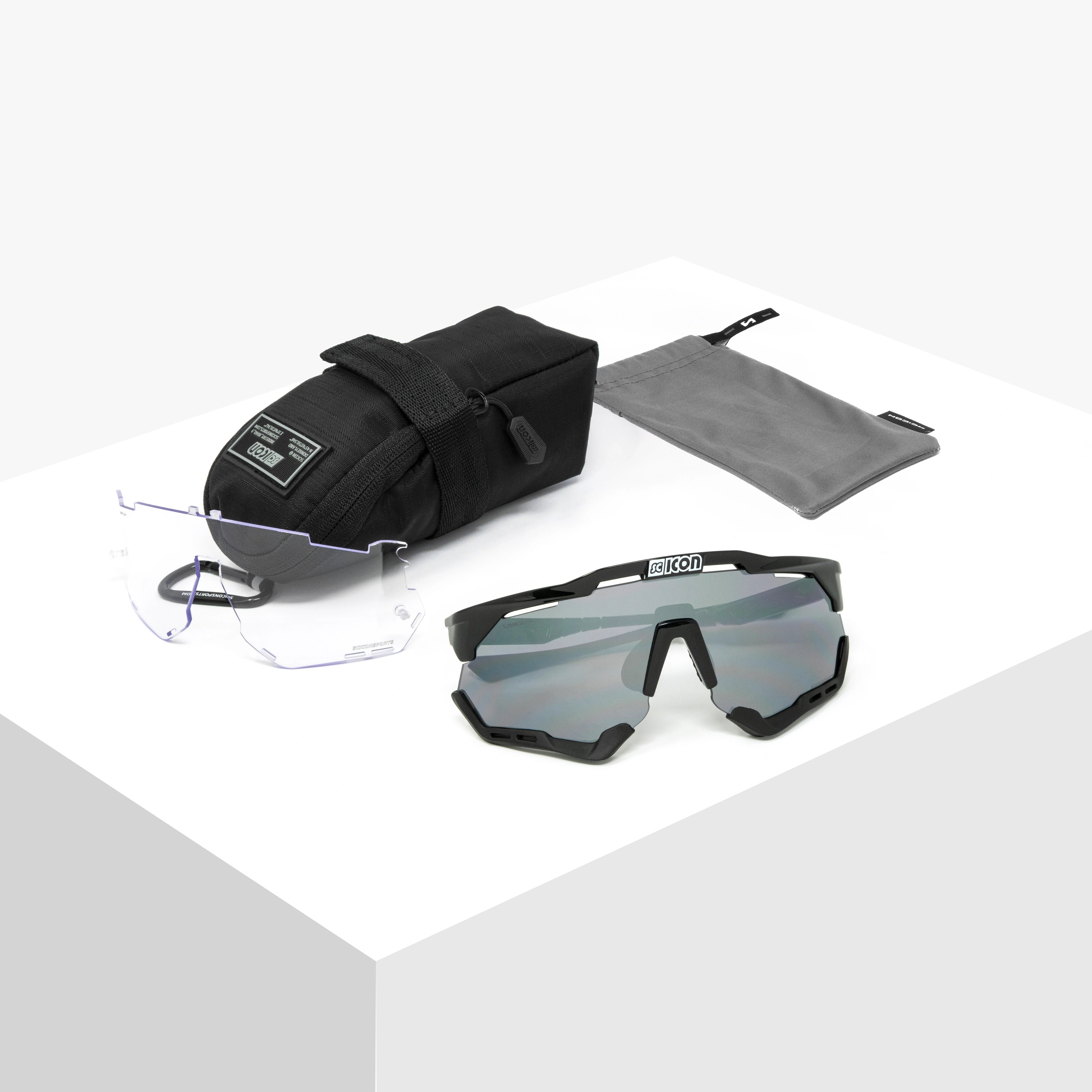 AEROSHADE XL SCNPP Multimirror Silver Carbon Matt