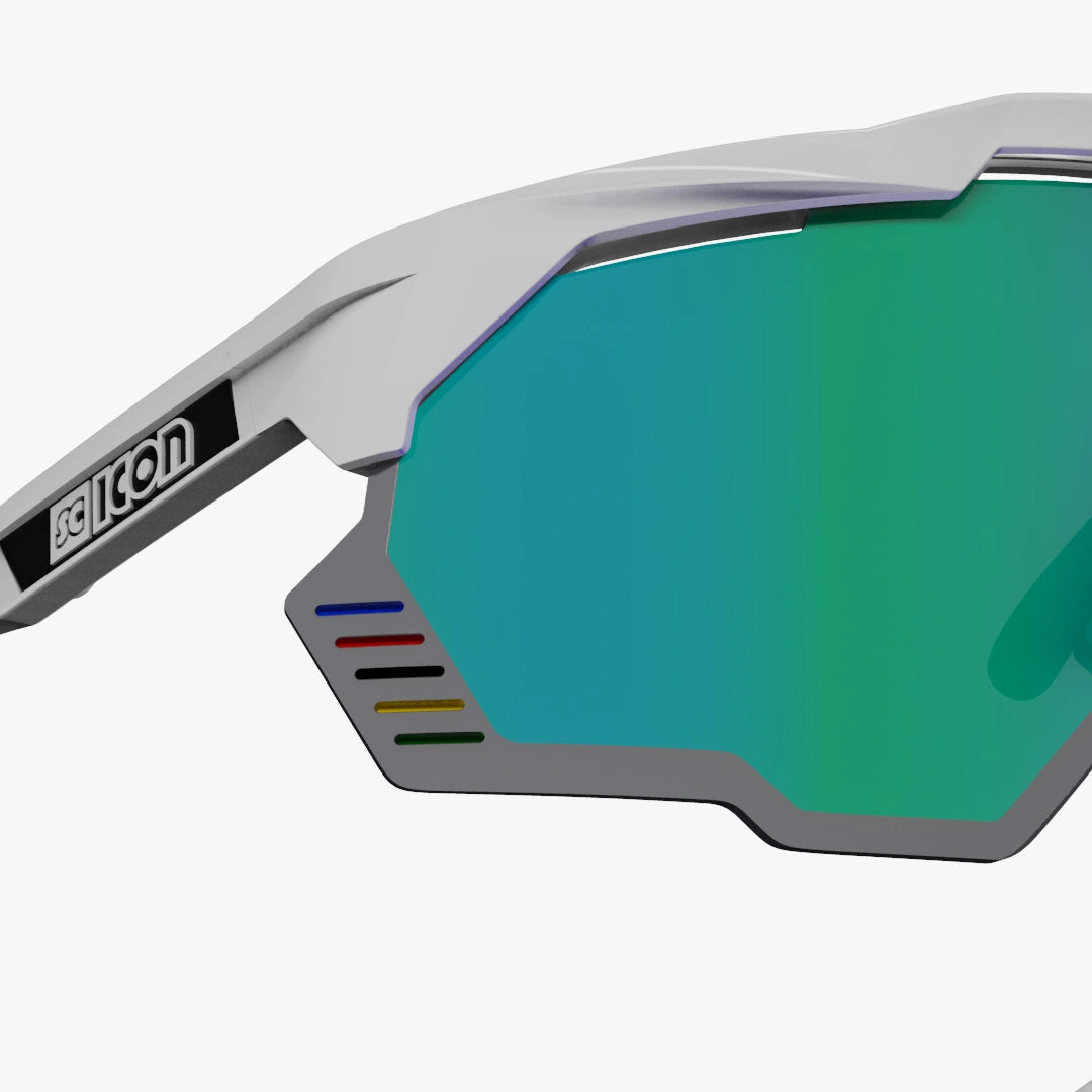 AEROSHADE KUNKEN SCNPP Multimirror Blue World Champion White Gloss