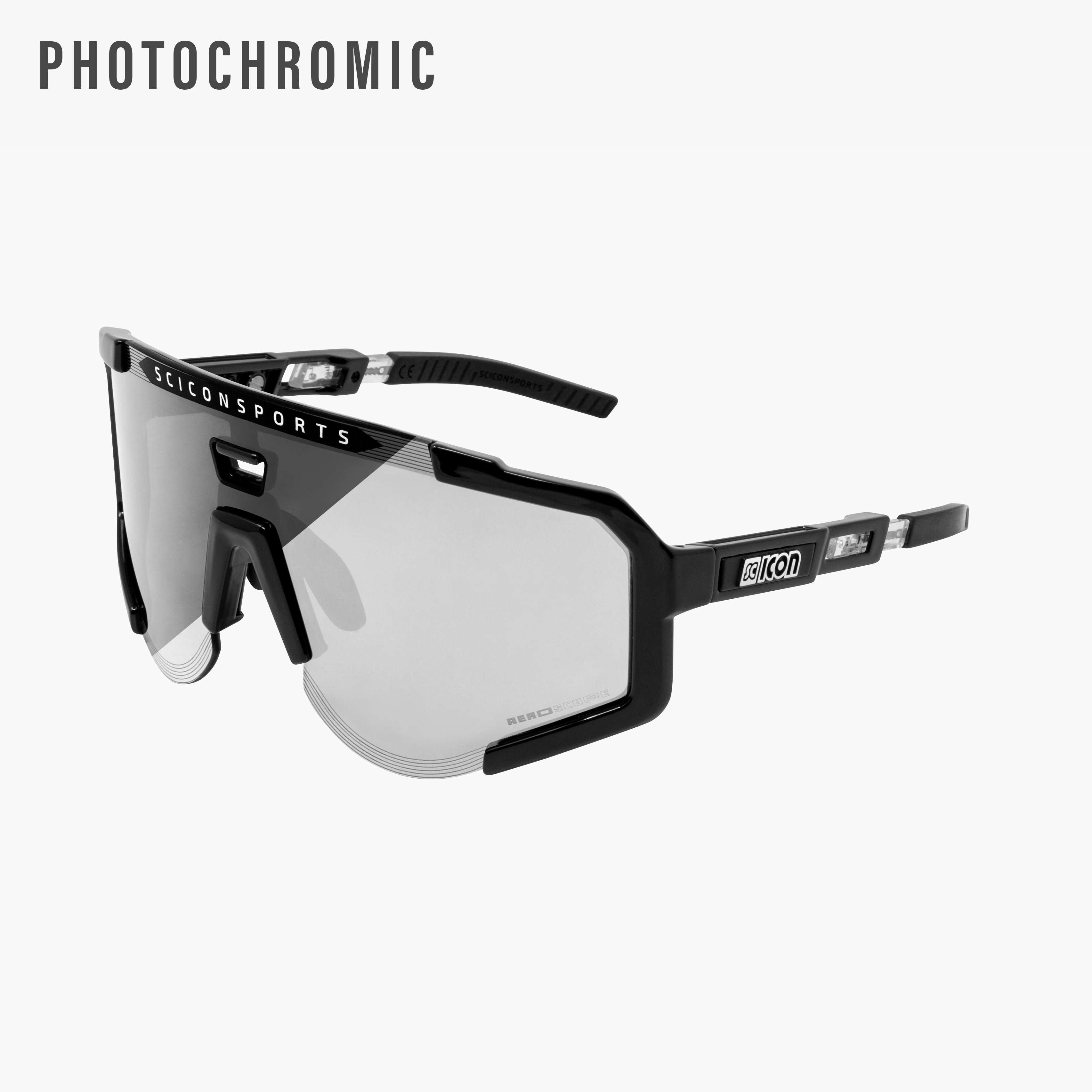 AEROSCOPE SCNPP Photocromic Silver Black Gloss