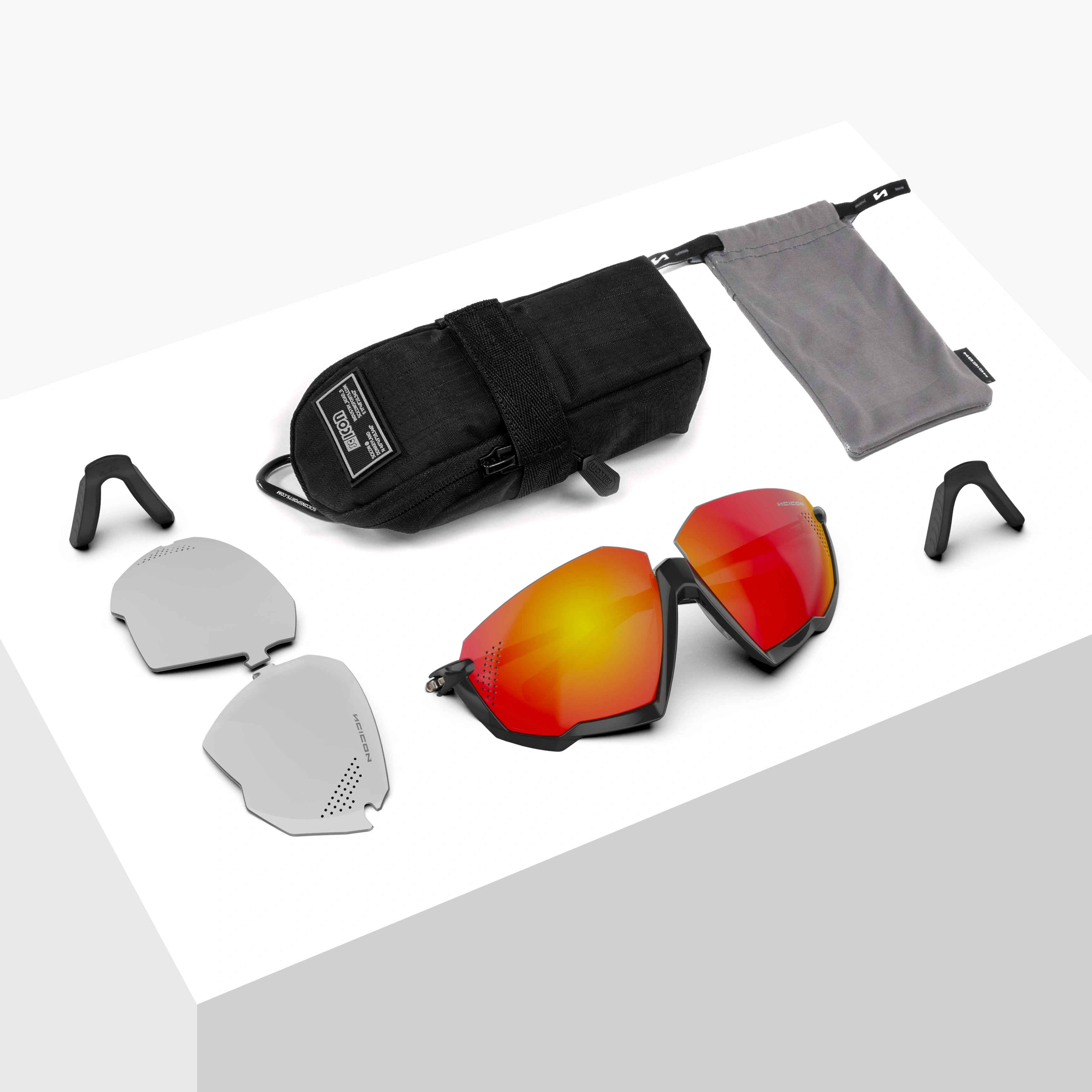 AEROJET TITANIUM SCNPP Multimirror Red Metal Black