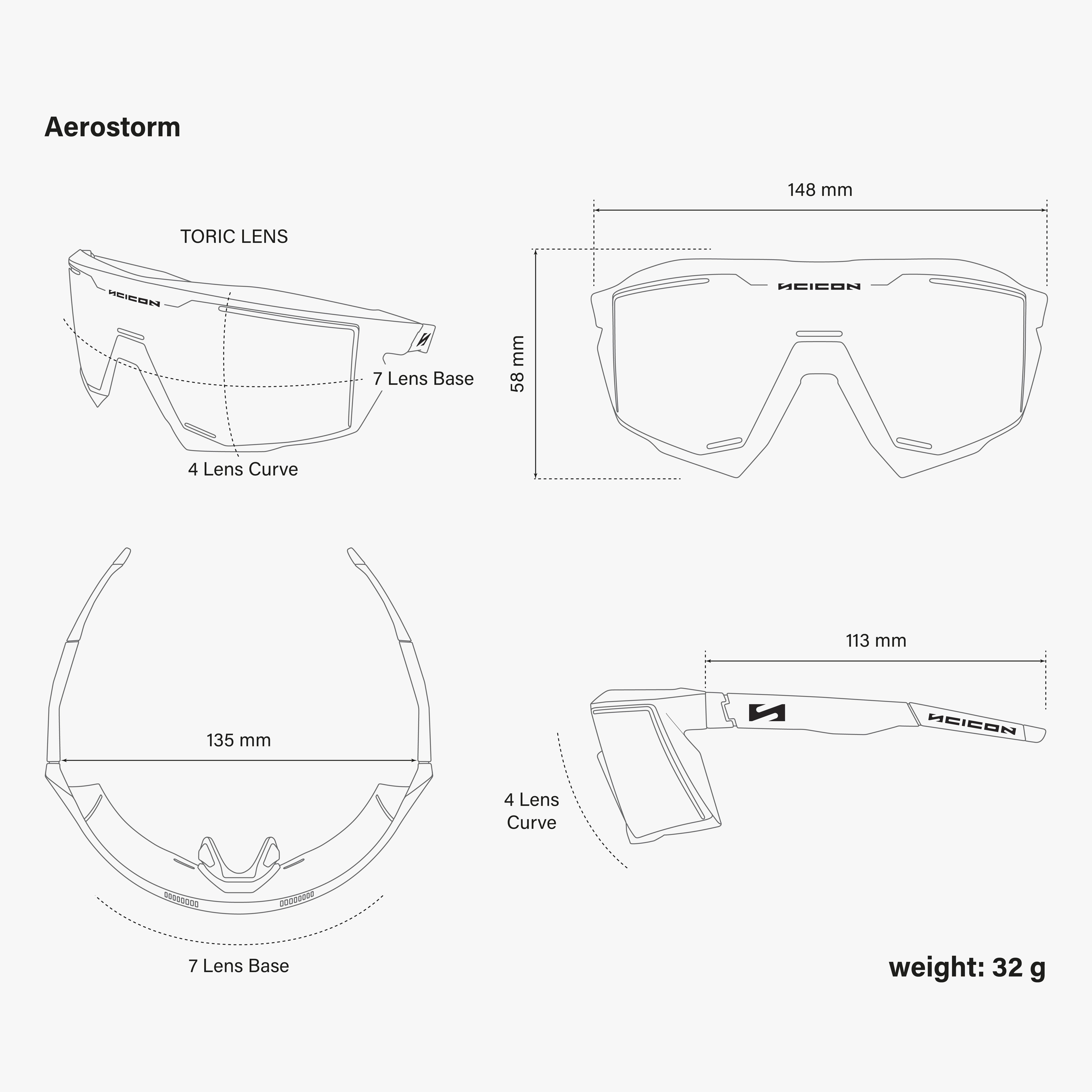 AEROSTORM MULTIMIRROR GOLD