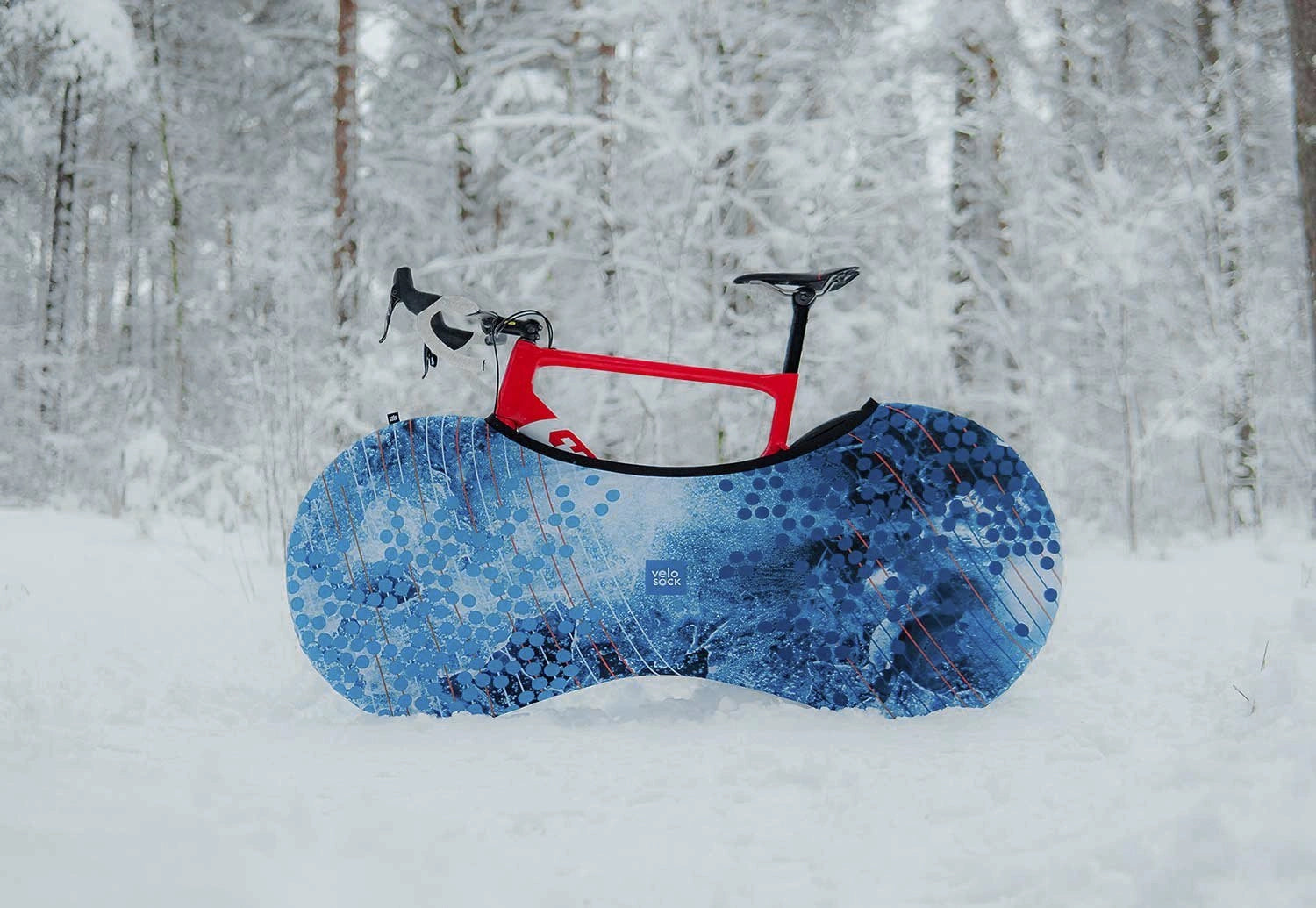 Калъф за велосипед Velosock - TRIATHLON ICED BUBBLES