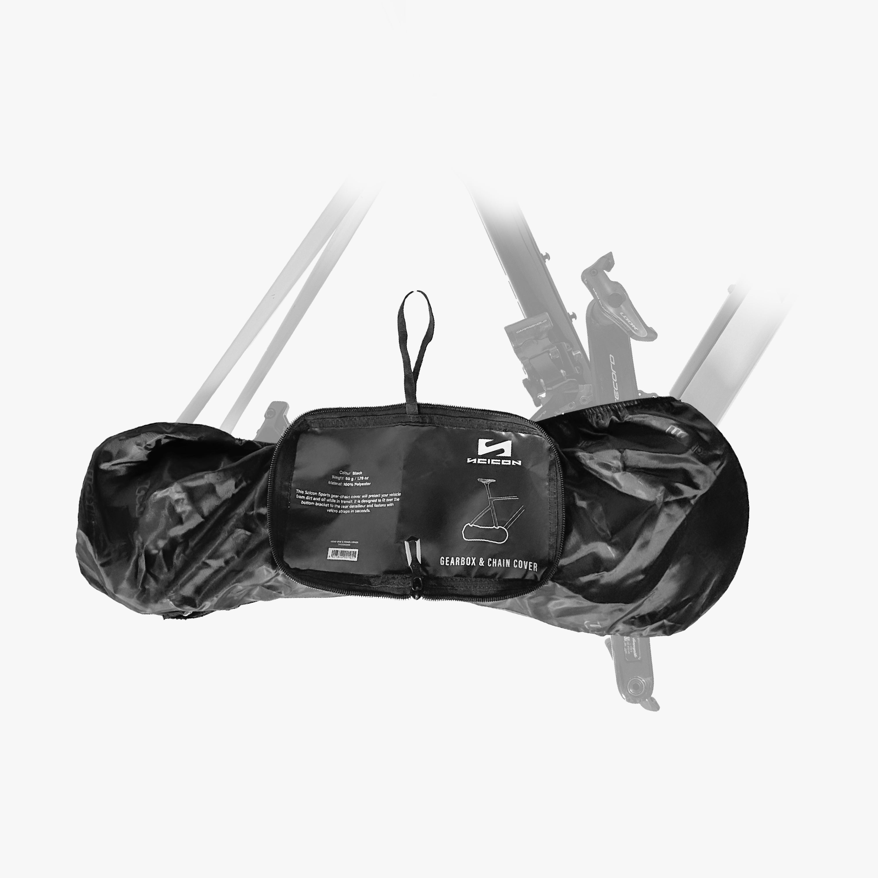 REAR BIKE DRIVETRAIN COVER Black