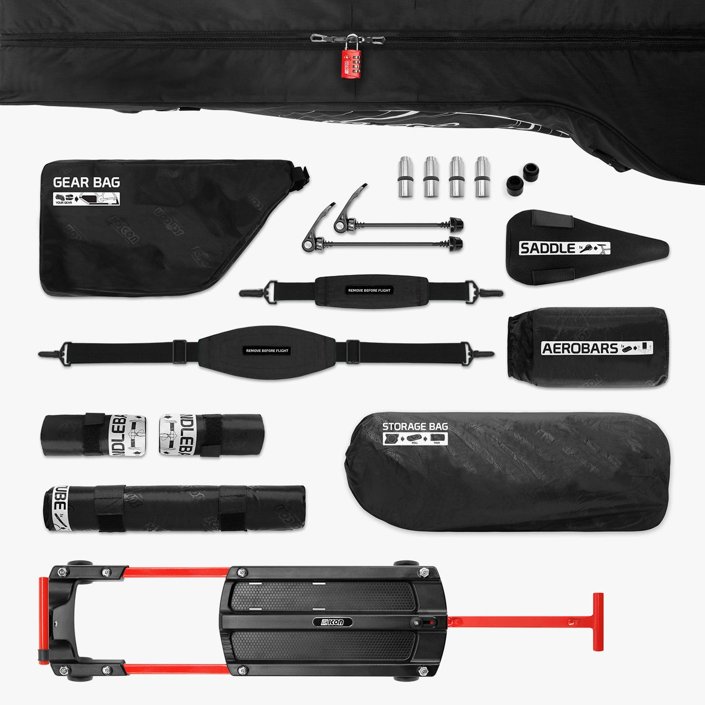 AEROCOMFORT 3.0 TSA TRIATHLON BIKE TRAVEL BAG Black