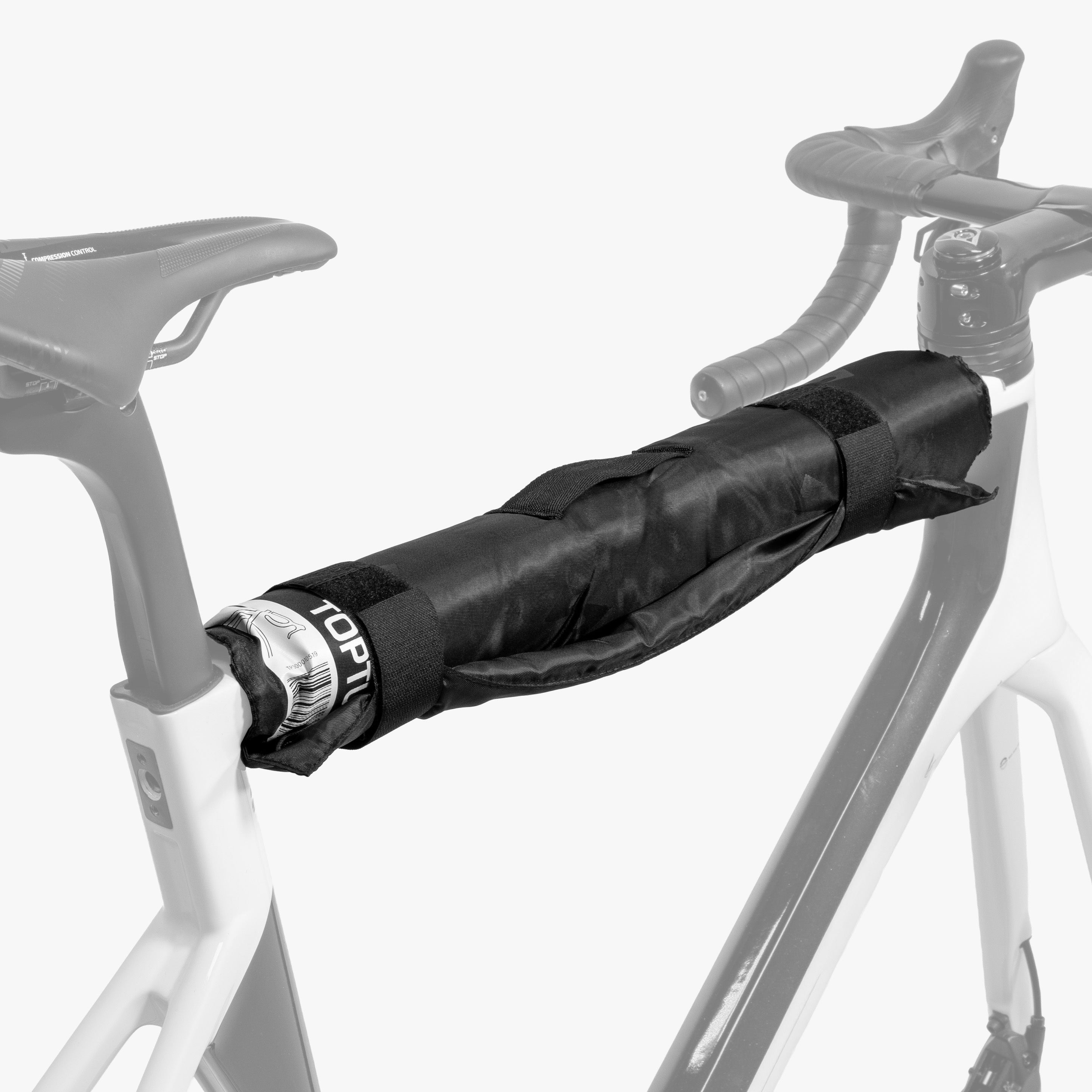 BICYCLE FRAME TOP TUBE PROTECTION PAD Black