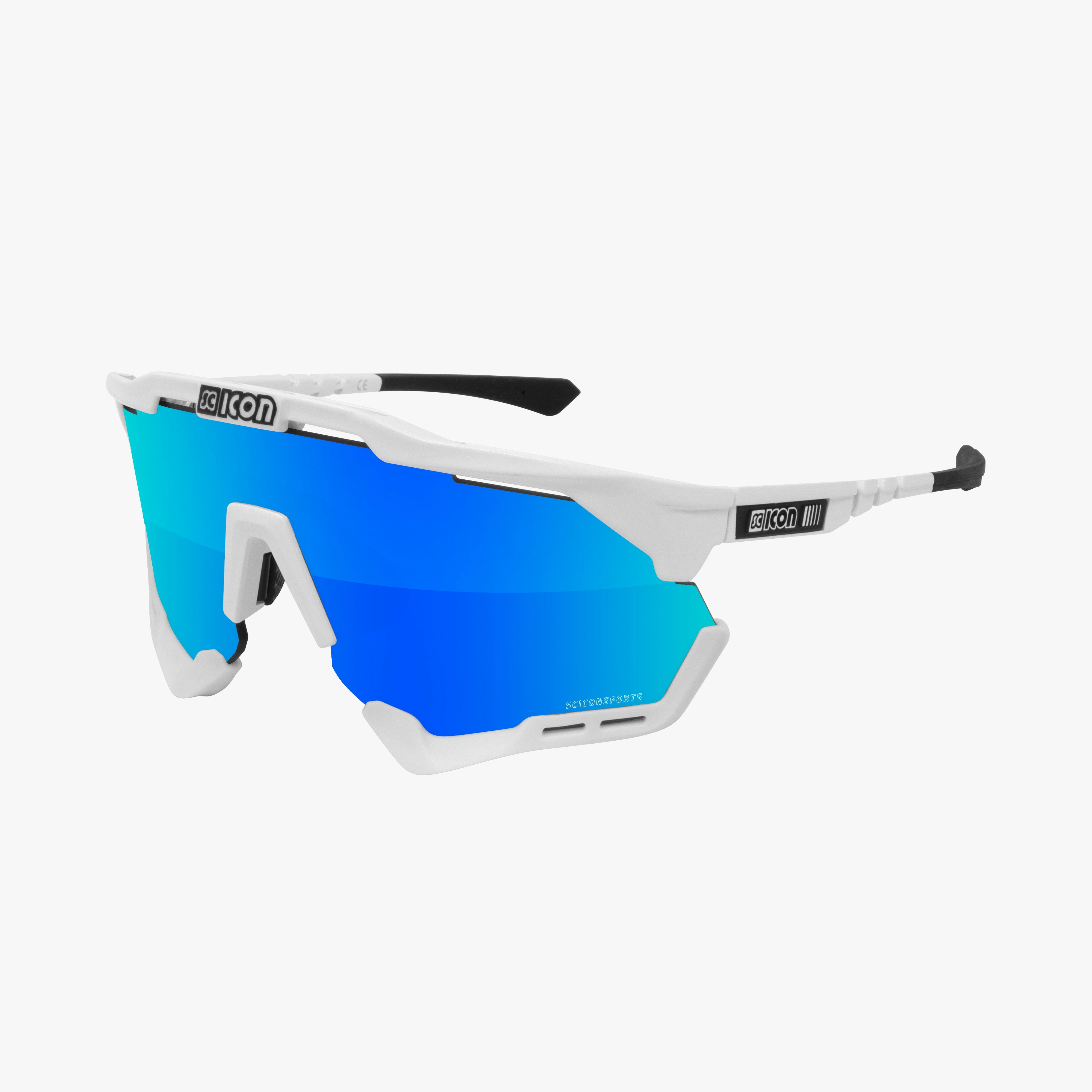 AEROSHADE XL SCNPP Multimirror Blue White Gloss