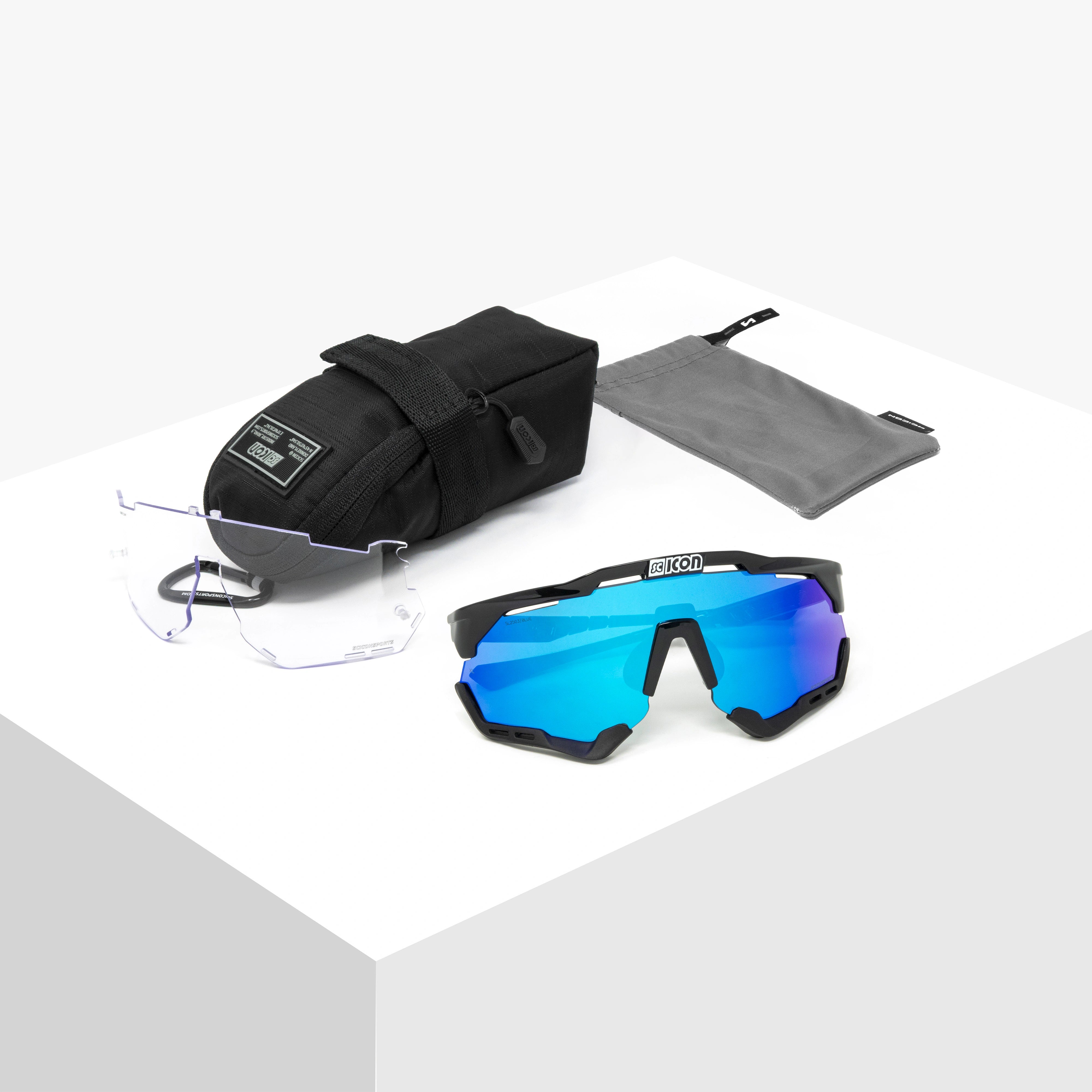 AEROSHADE XL SCNPP Multimirror Blue Carbon Matt