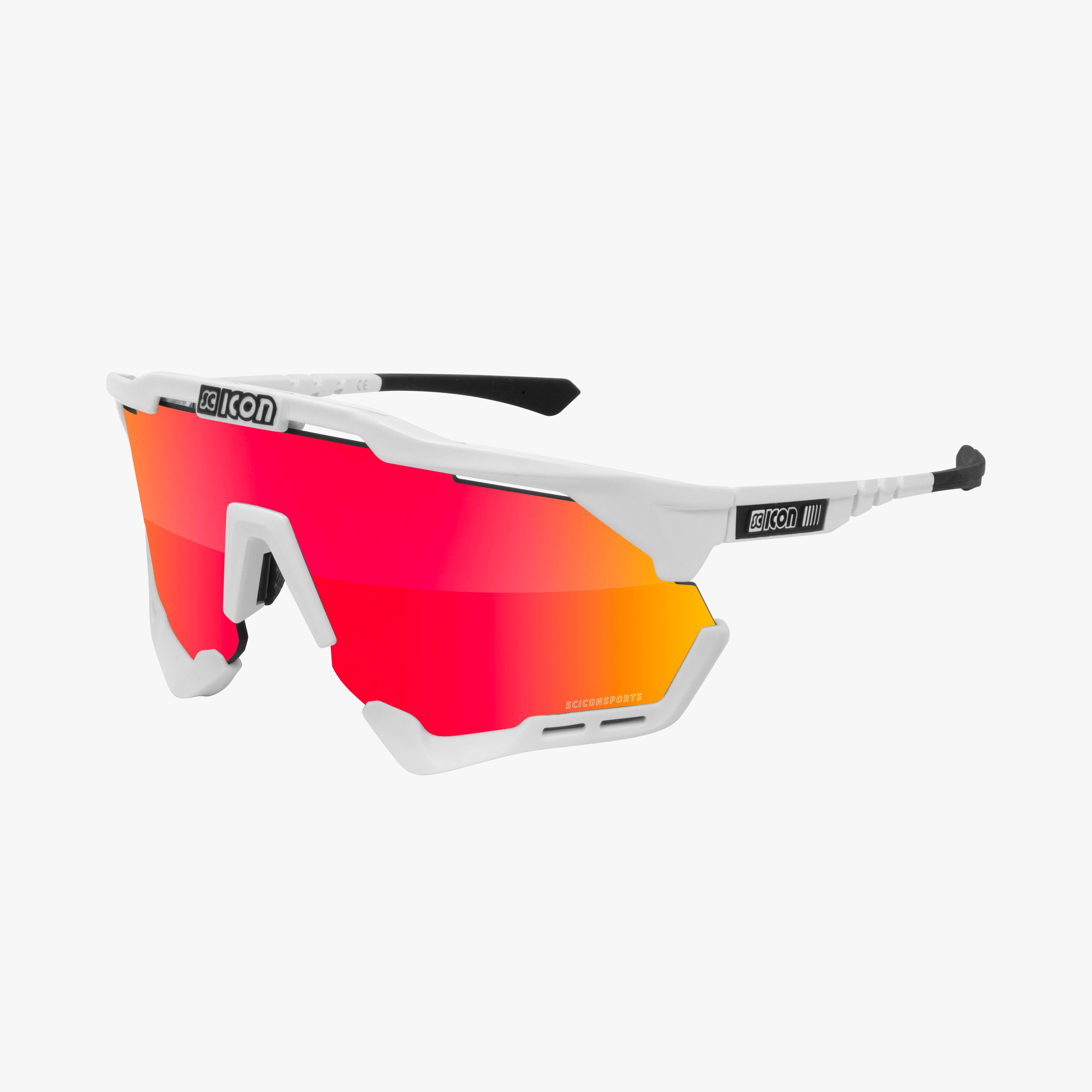 AEROSHADE XL SCNPP Multimirror Red White Gloss