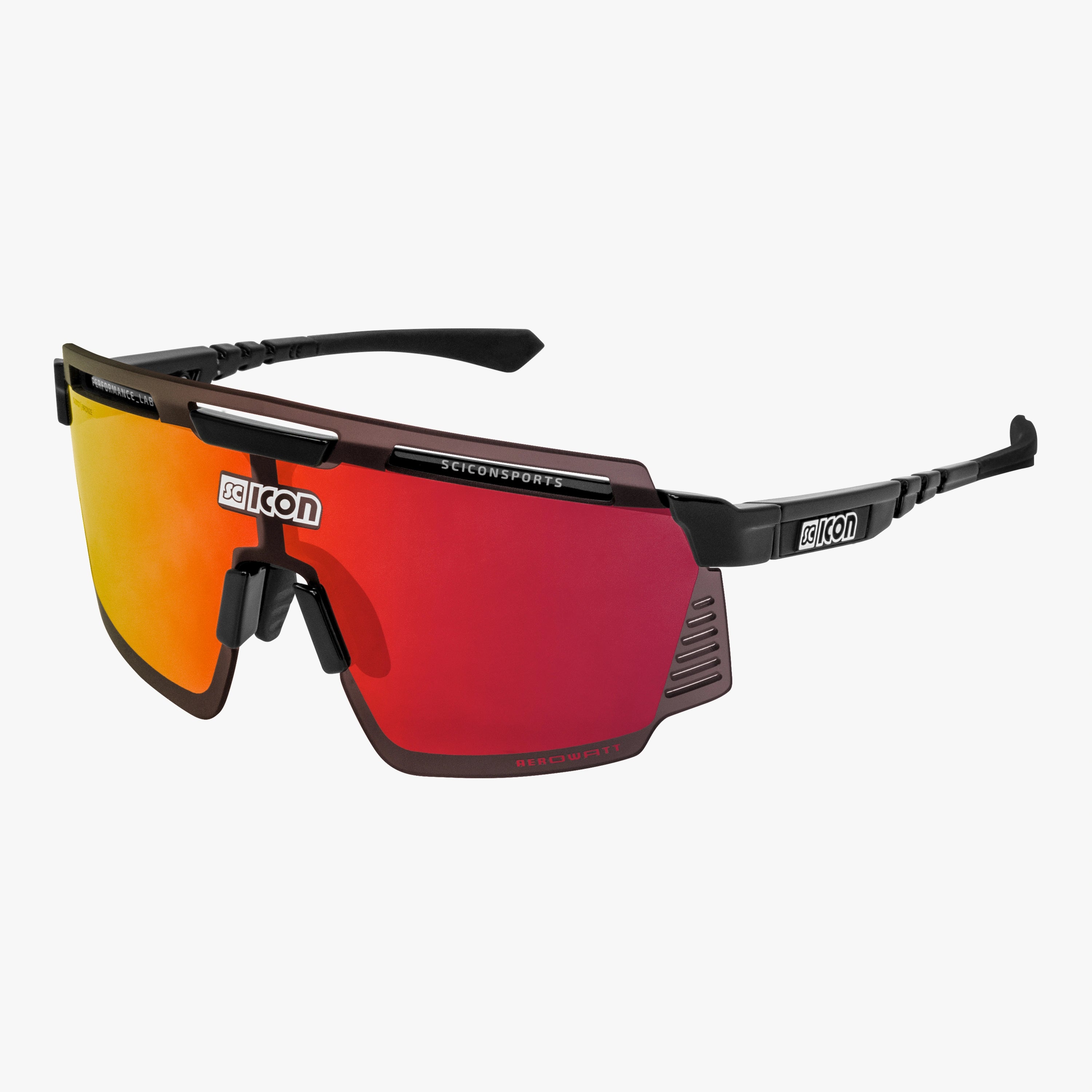 AEROWATT SCNPP Multimirror Red Black Gloss