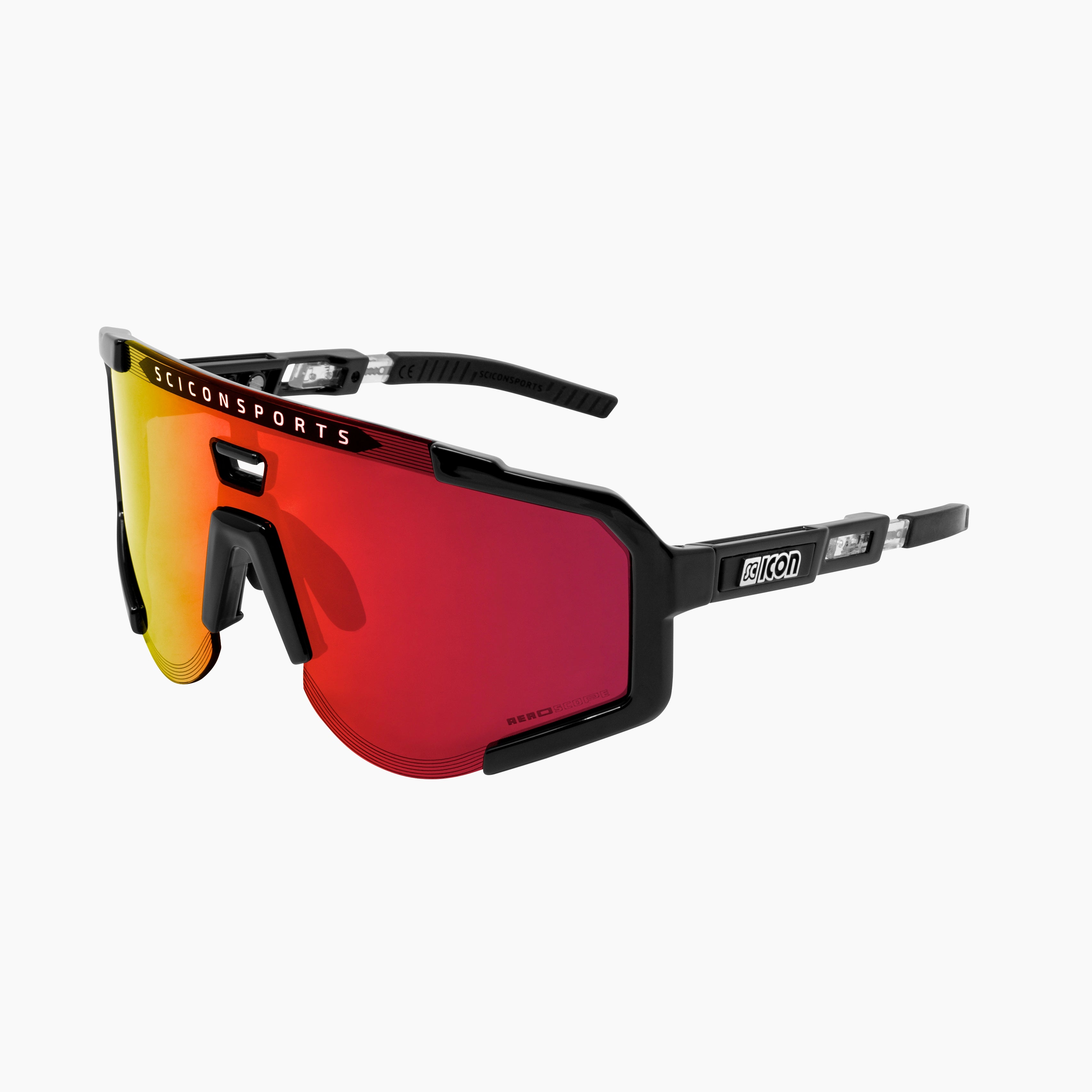 AEROSCOPE SCNPP Multimirror Red Black Gloss