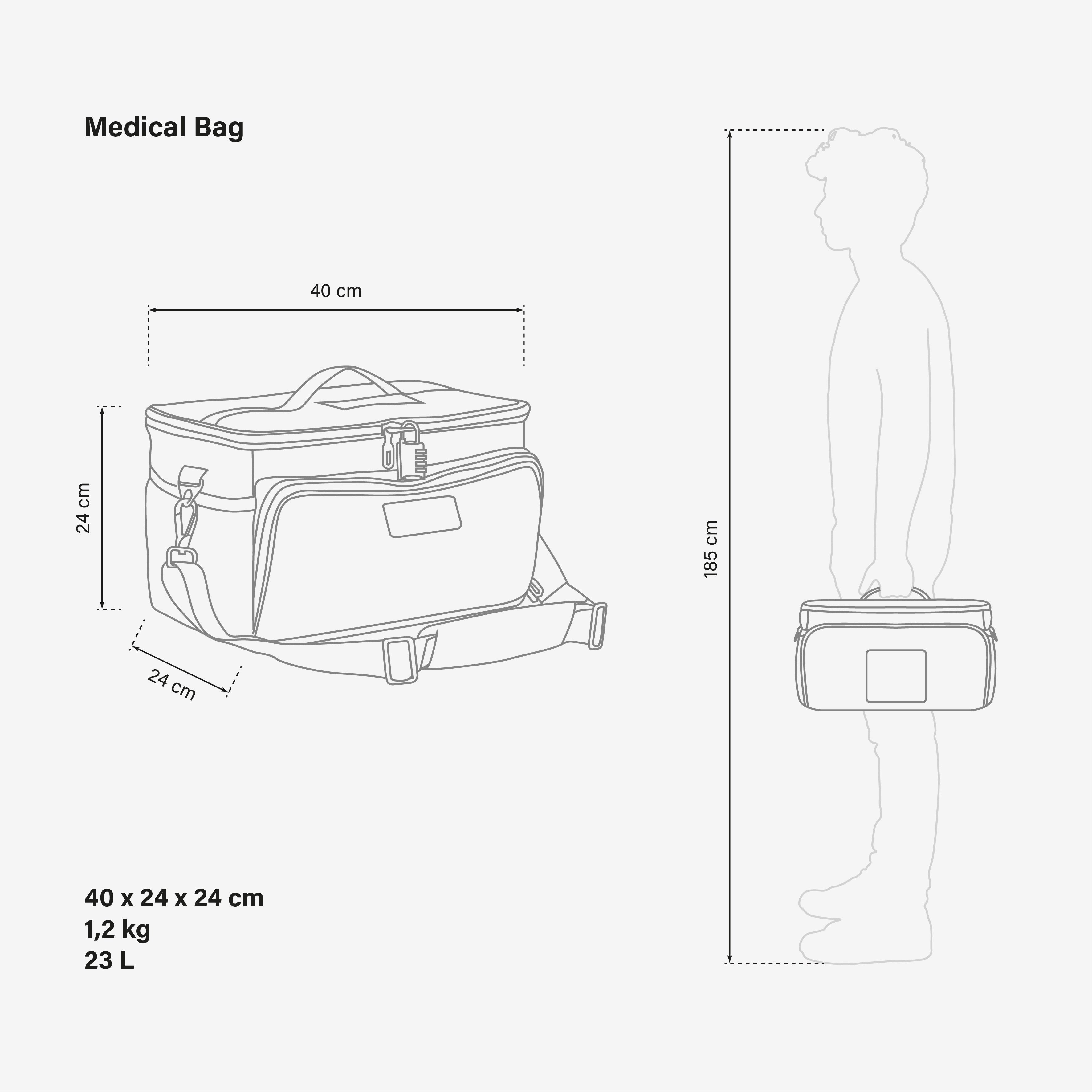 MEDICAL BAG Black