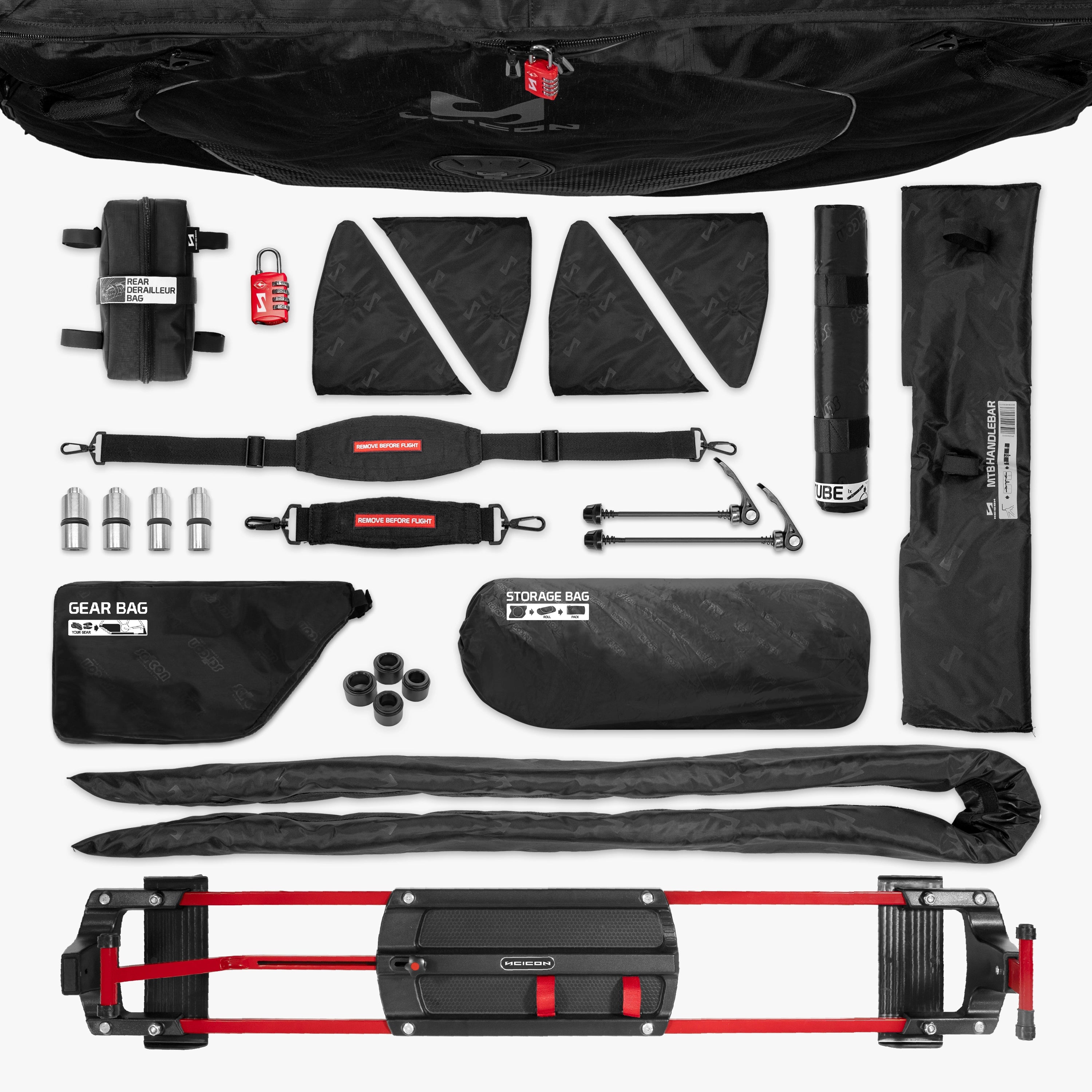 AEROCOMFORT MTB TSA 3.0 BIKE TRAVEL BAG Black