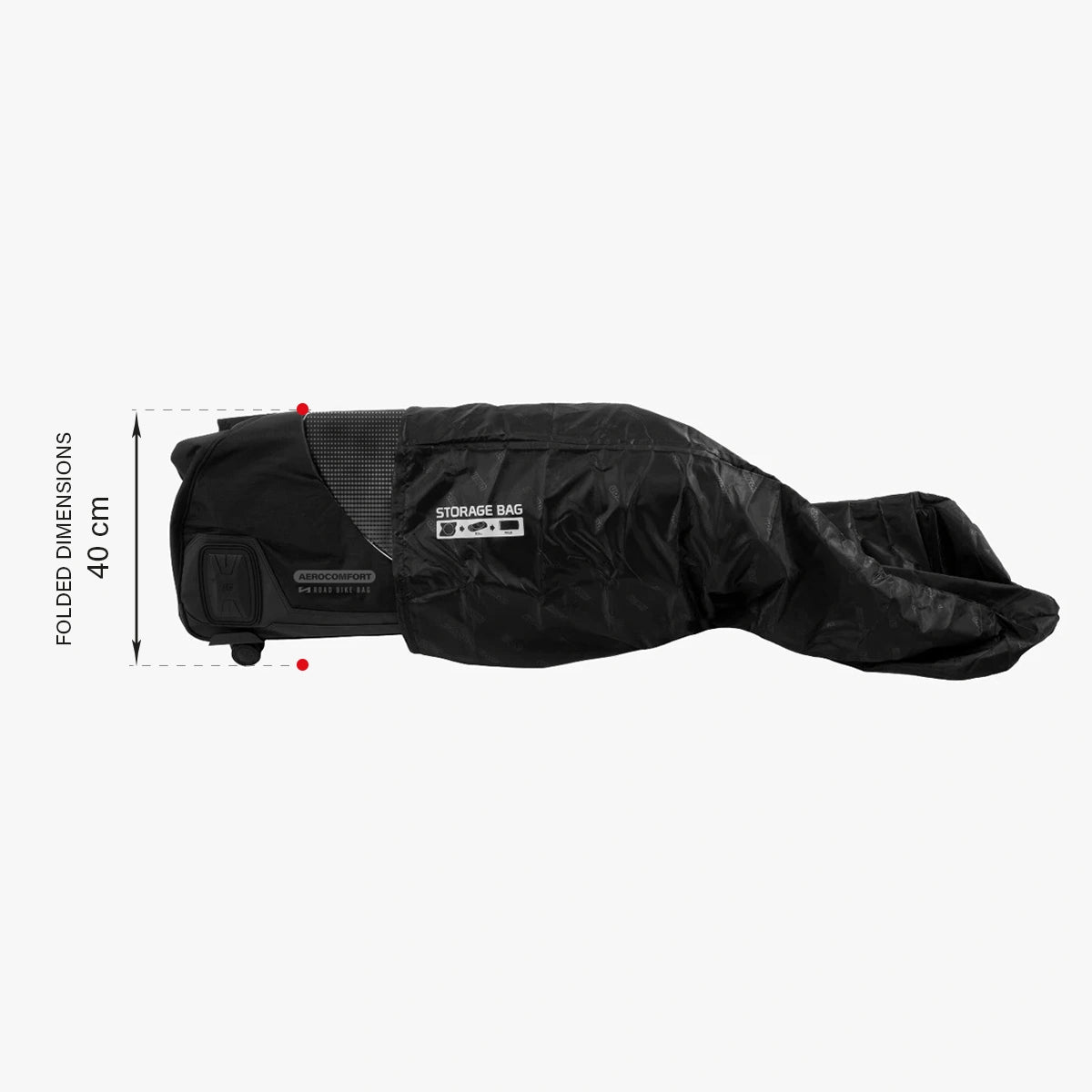 AEROCOMFORT 3.0 TSA ROAD BIKE TRAVEL BAG Black